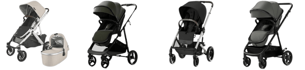 selection of standard strollers