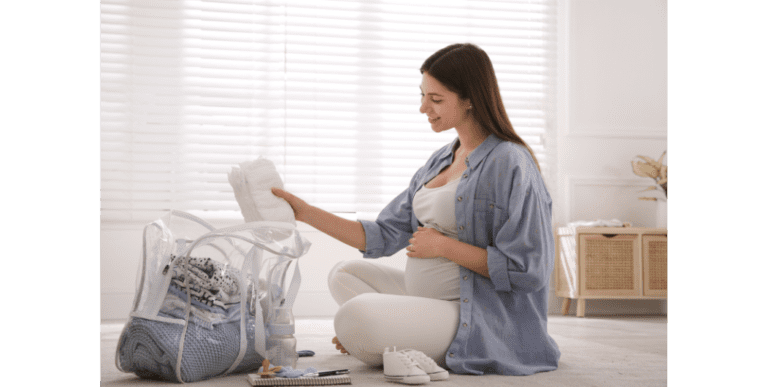 FREE minimalist hospital bag checklist